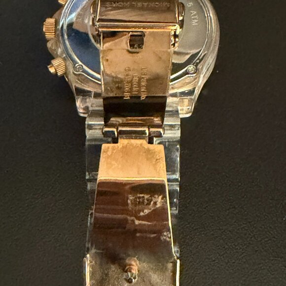 ✨ Michael Kors Rose Gold Chronograph Watch MK5323 ✨ - New Battery - Picture 6 of 10